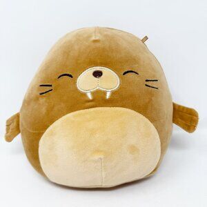 Squishmallow Kellytoy BRUCE The Walrus 10"Stuffed Plush Toy Brown Soft